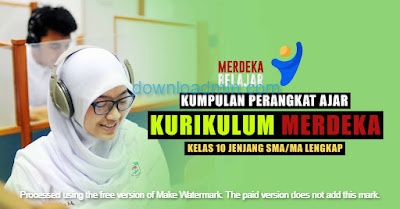 Perangkat Kurikulum Merdeka Kelas 10