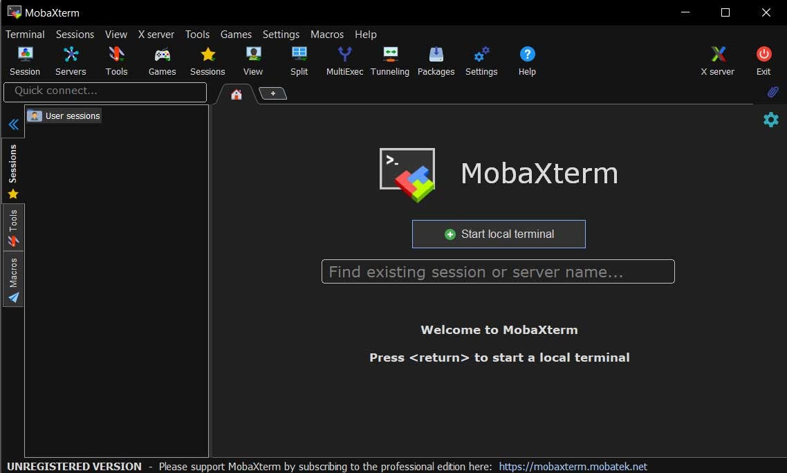 Download MobaXterm
