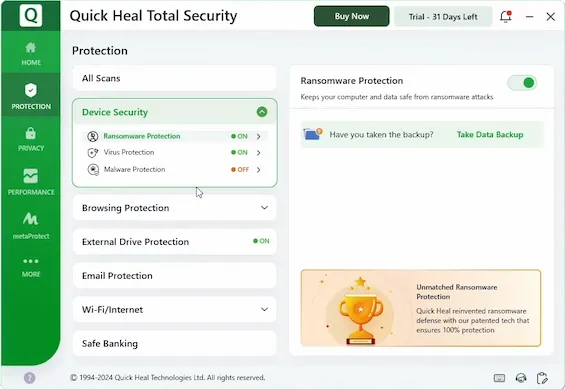 Download Quick Heal Total Security