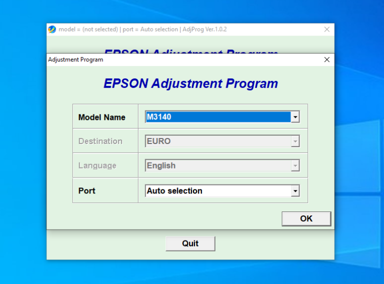 Resetter Epson M3140